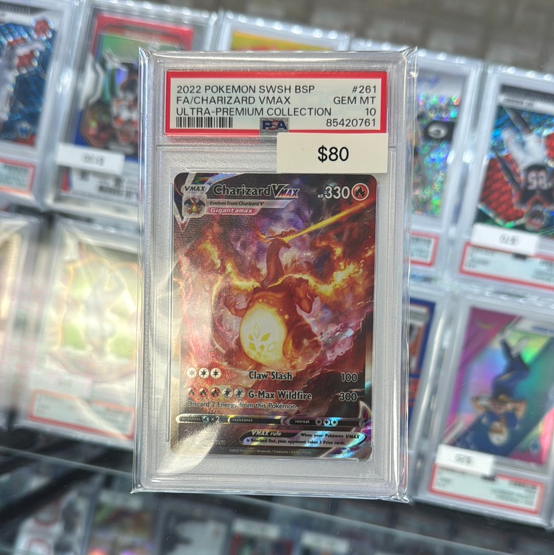 Pokémon Charizard VMAX PSA 10