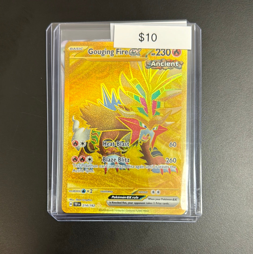 Pokémon Gouging Fire EX 214/162