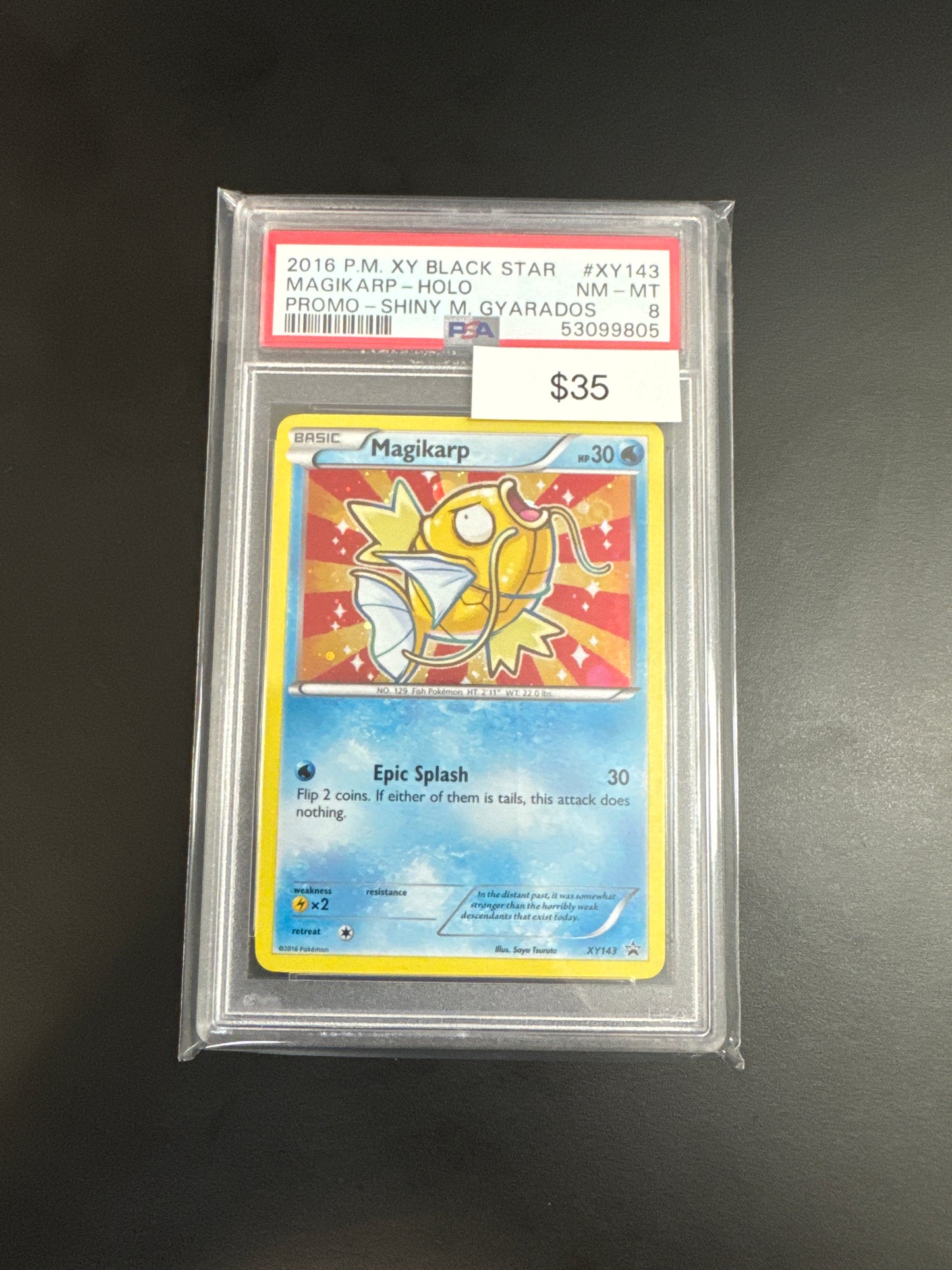 Pokémon Magikarp Promo XY143 PSA 8