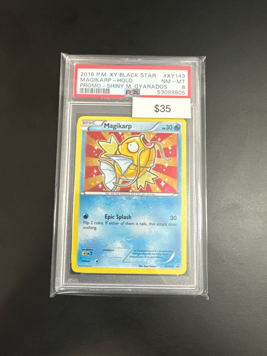 Pokémon Magikarp Promo XY143 PSA 8