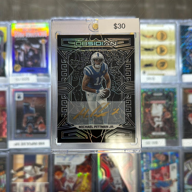 2024 Obsidian Michael Pittman Jr. Auto Gold 