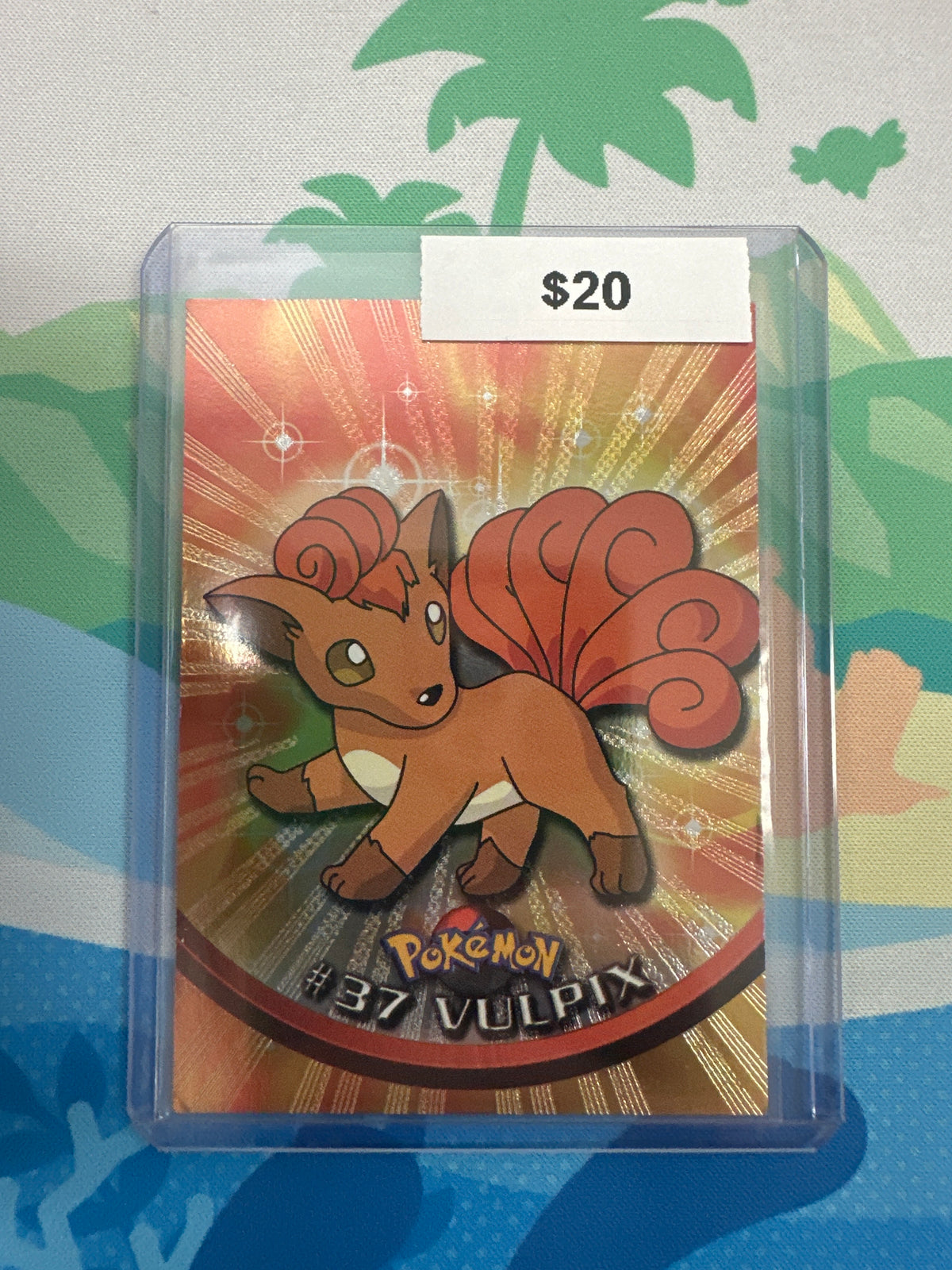 Pokemon 2000 Topps Vulpix #37 Holo