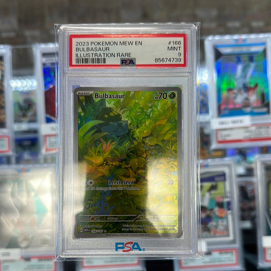 2023 Pokémon 151 Bulbasaur #166 PSA 9