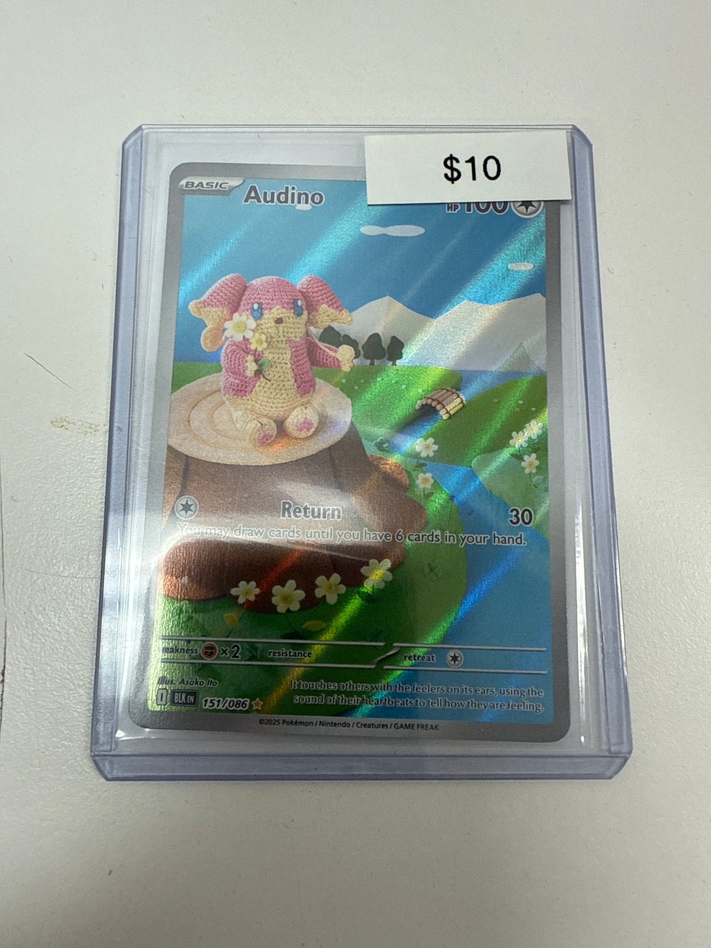 Pokemon Black Bolt Audino #151/086