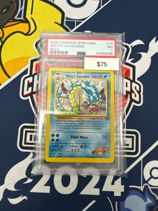 2000 Pokémon Gym Challenge Misty Gyarados #13 PSA 7