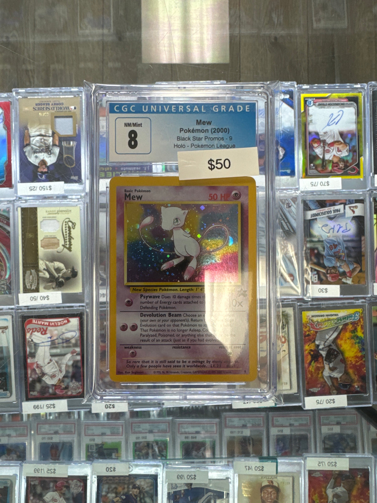 Pokémon Mew Black Star Promo CGC 8 9