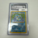 Pokemon Base Set Blastoise Holo #2/102 CGC 10