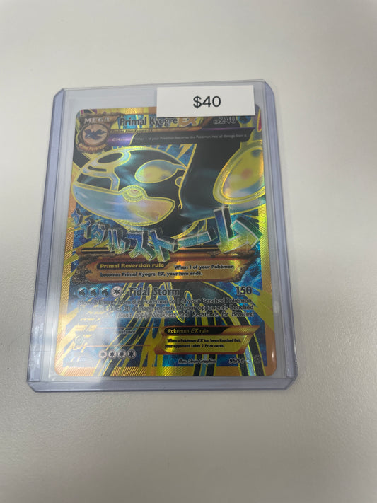 Pokemon Primal Kyogre Ex #96/98