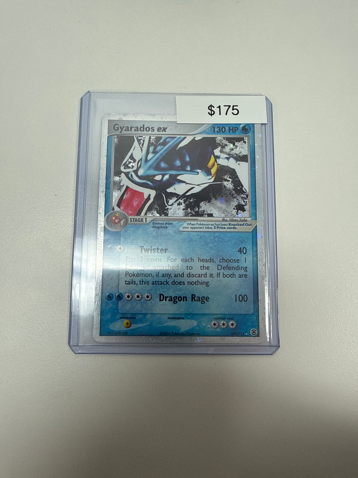 Pokemon Gyarados Ex #109/112