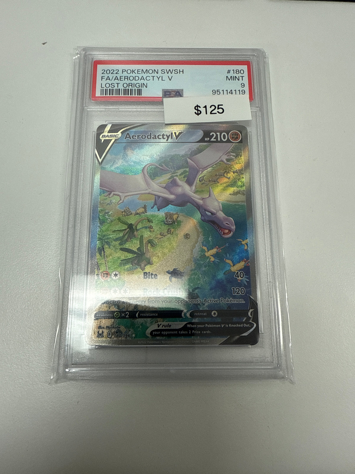 Lost Origin Aerodactyl V #180/196