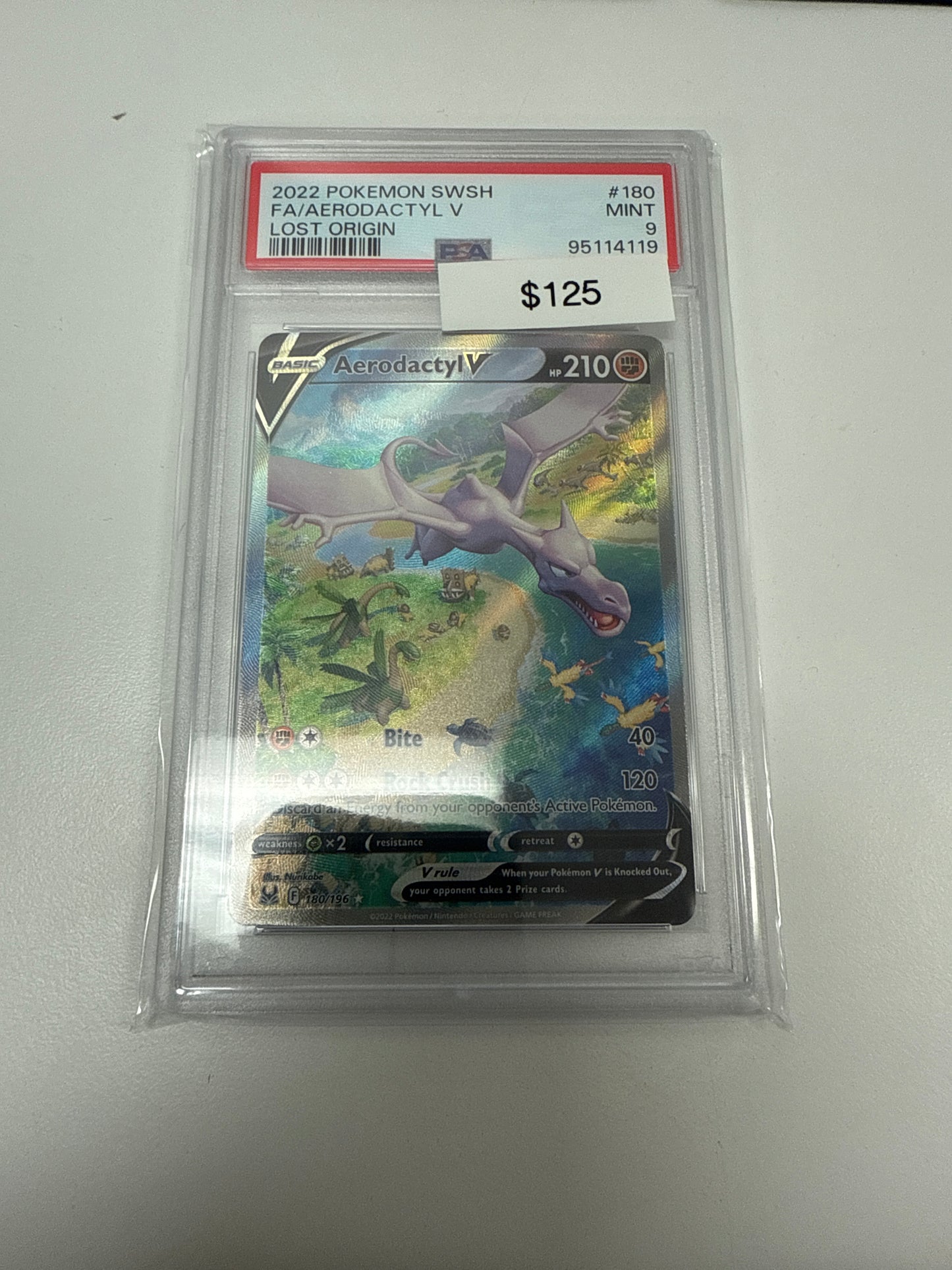 Lost Origin Aerodactyl V #180/196
