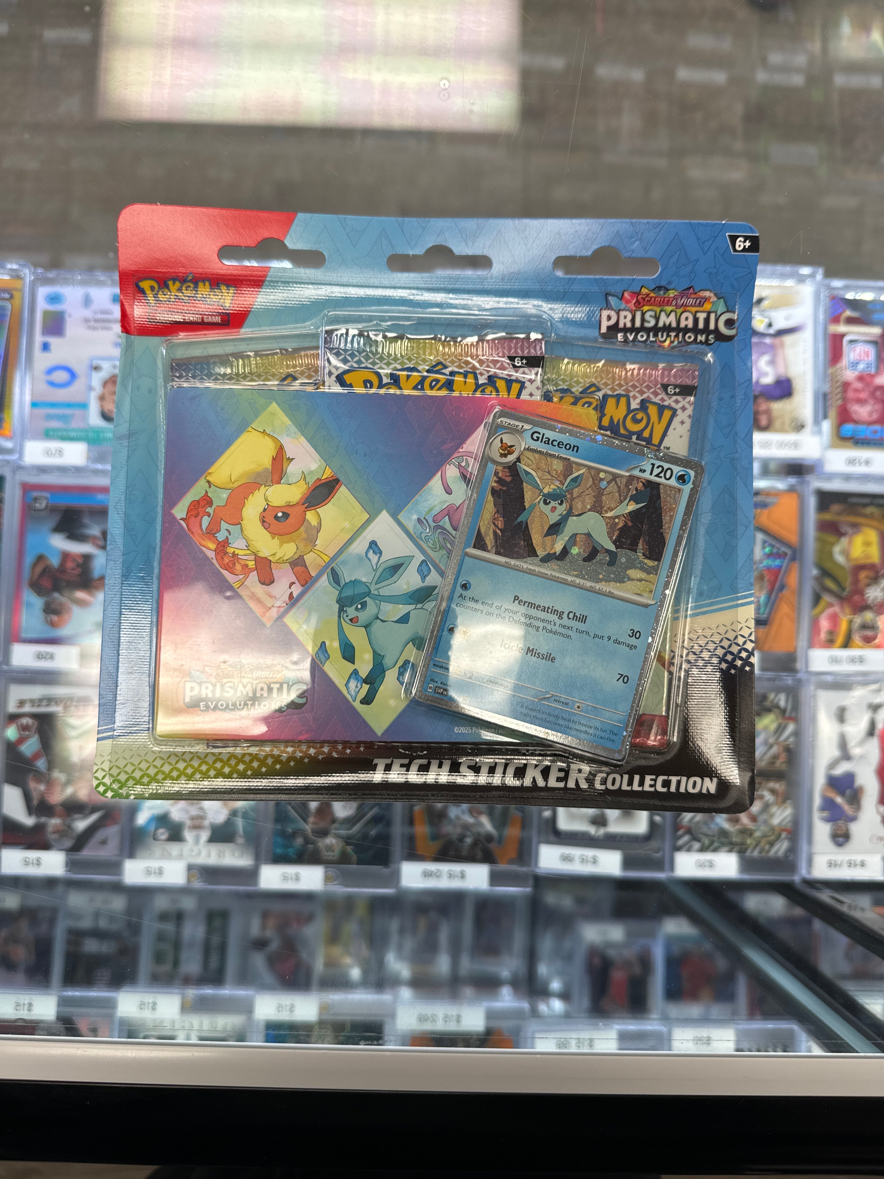 Grail Sticker Pokémon Prismatic Evolution Tech Sticker – Grail Collectibles AZ