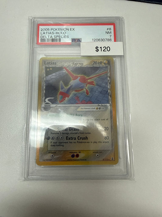 Pokemon Latias Holo Delta Species PSA 7
