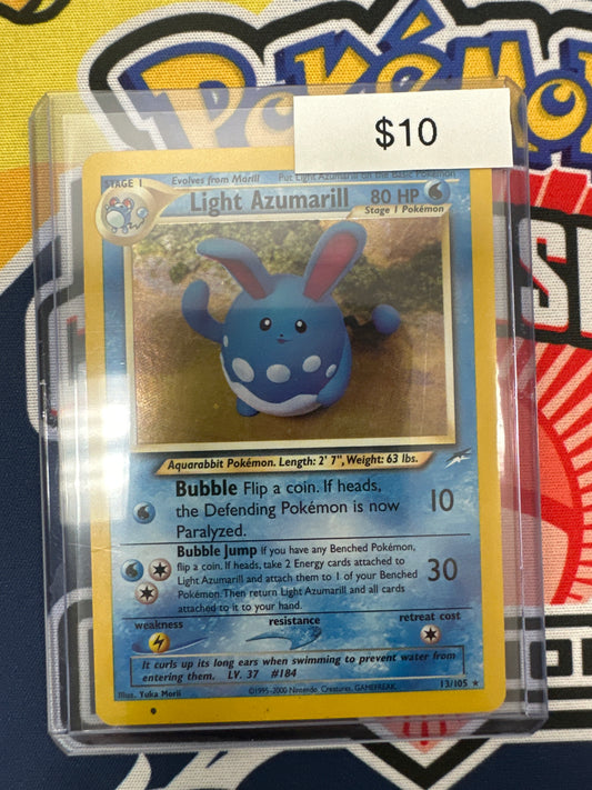 Pokémon Light Azumarill Holo 13/105