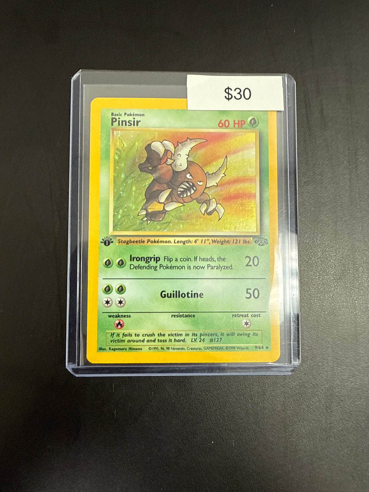 Pokémon PINSIR 9/64 1st Ed.