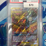 Pokémon Hideen Fates Moltress Zapdos Articuno #66 PSA 10