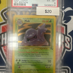 Pokemon Fossil Muk 13/62 1st Edition PSA 6