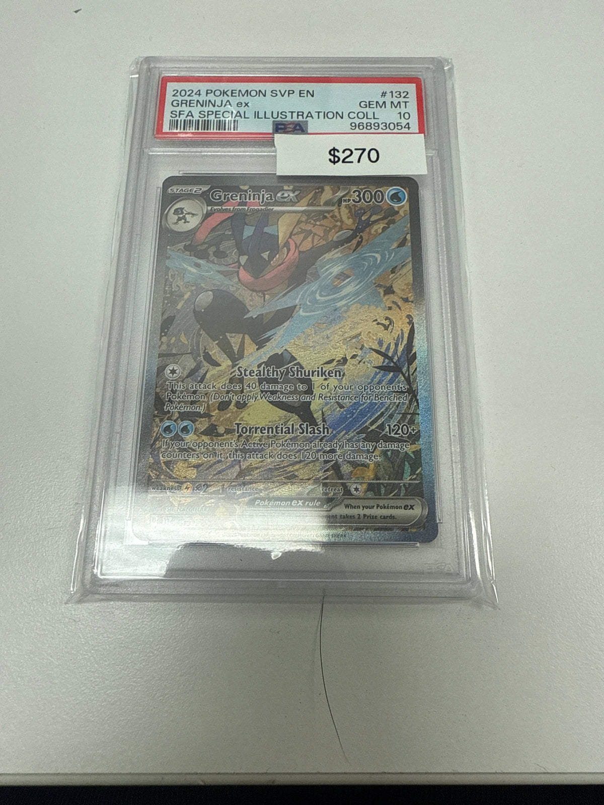 Pokemon Greninja Ex Black Star Promo #132 PSA 10