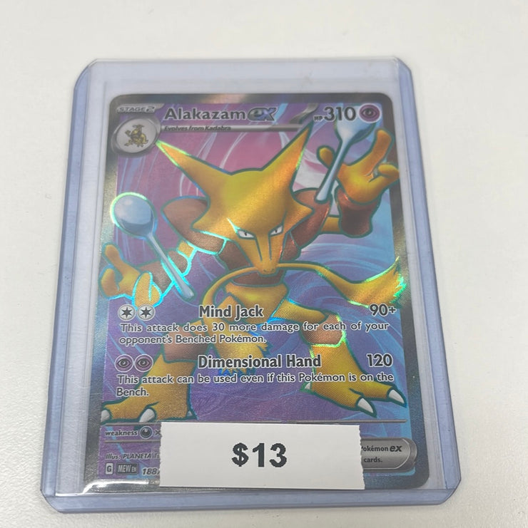 Pokémon Alakazam ex 151 Ultra Rare 188/165
