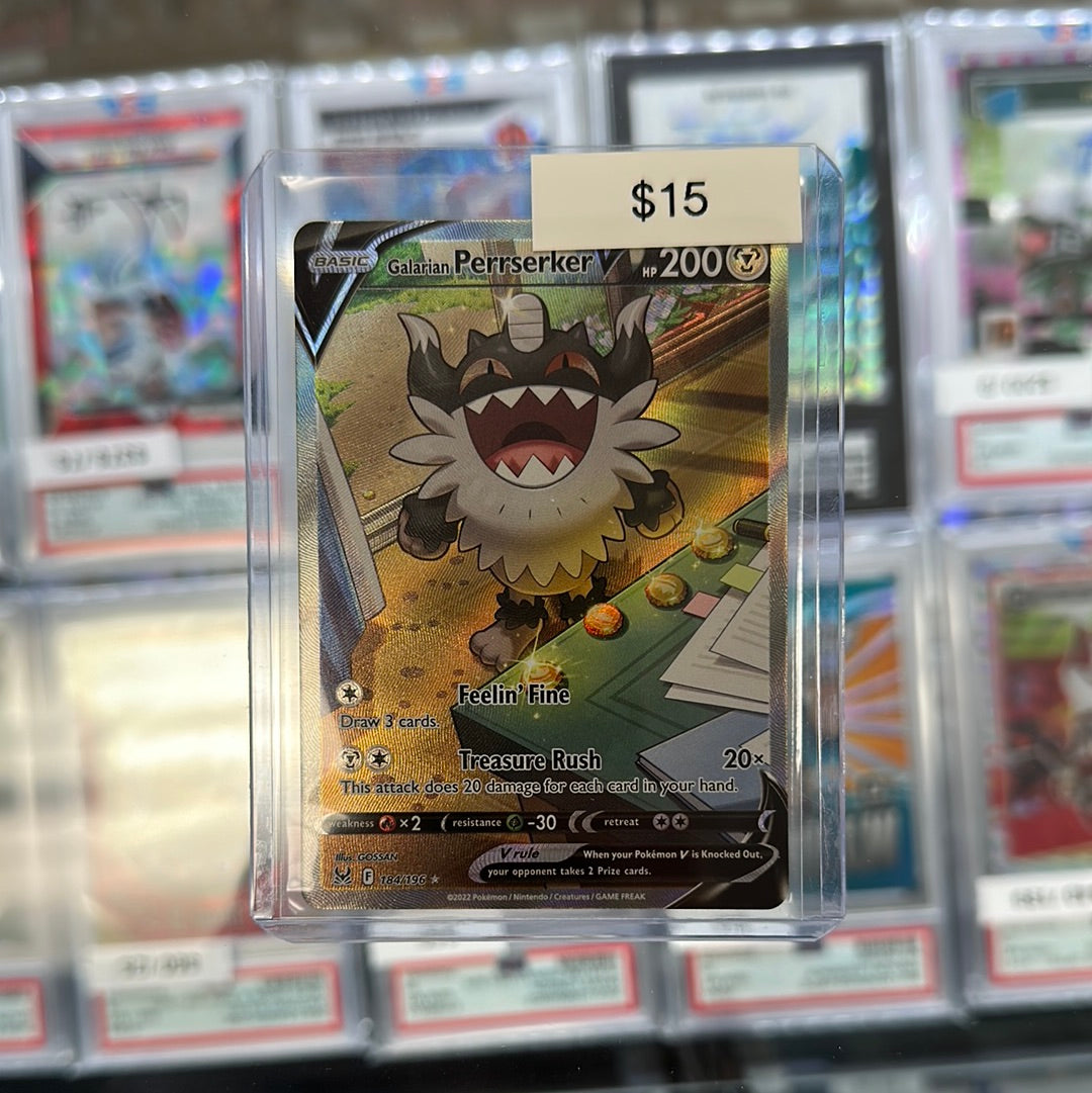 Pokémon Perrserker V 184/196