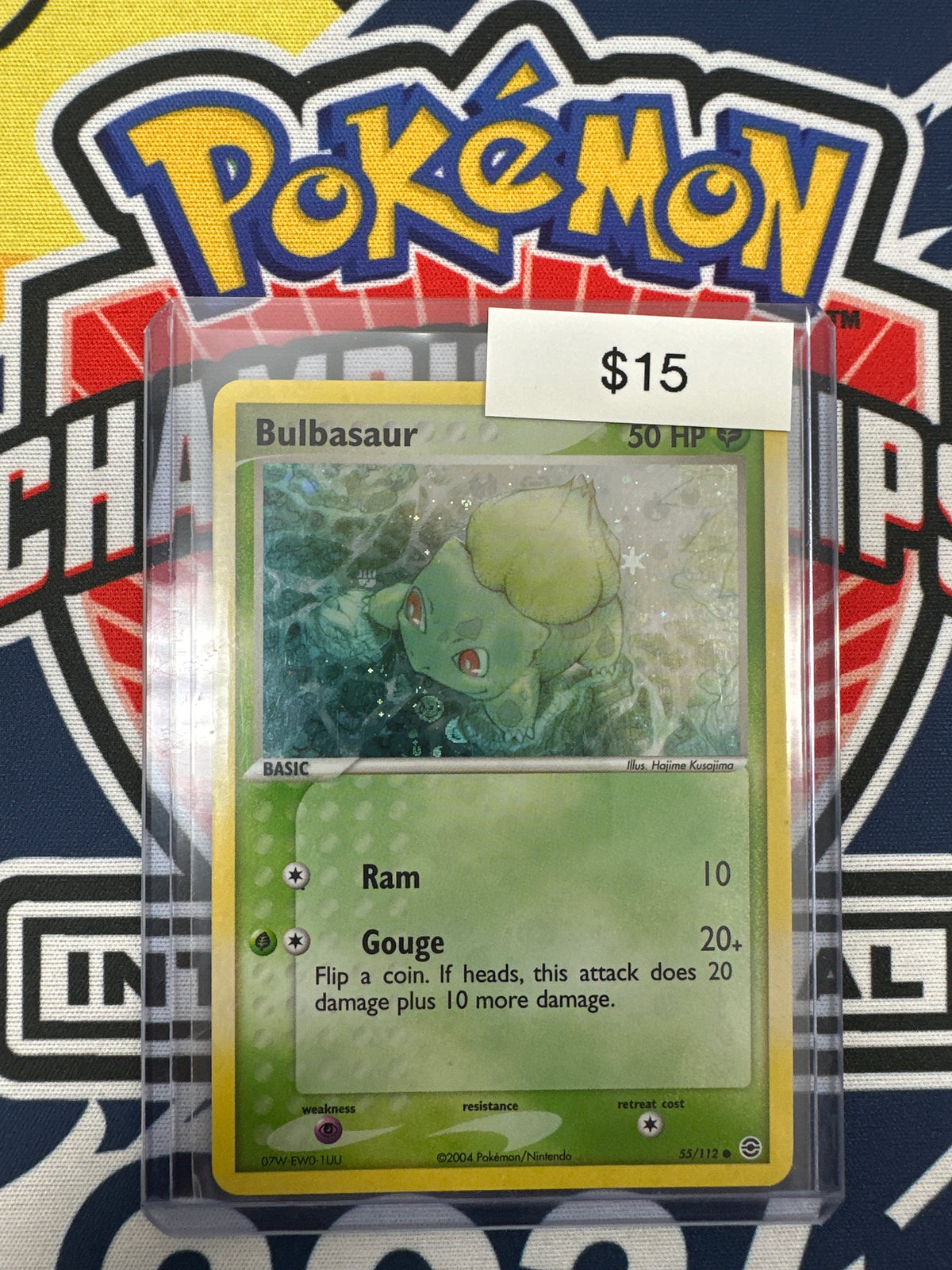 Pokemon Bulbasaur Holo 55/112