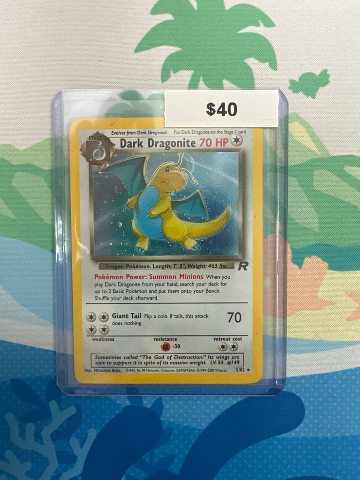 Pokemon Dark Dragonite 5/82 Holo