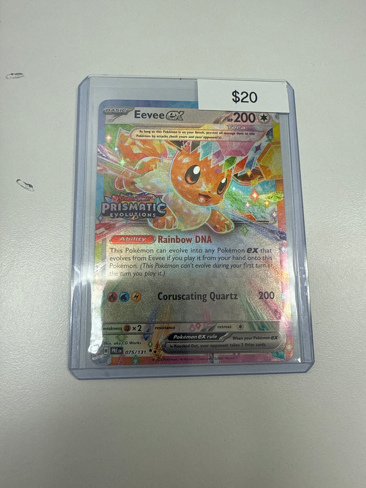 Pokemon Eevee Ex Surprise Box Promo #075/131