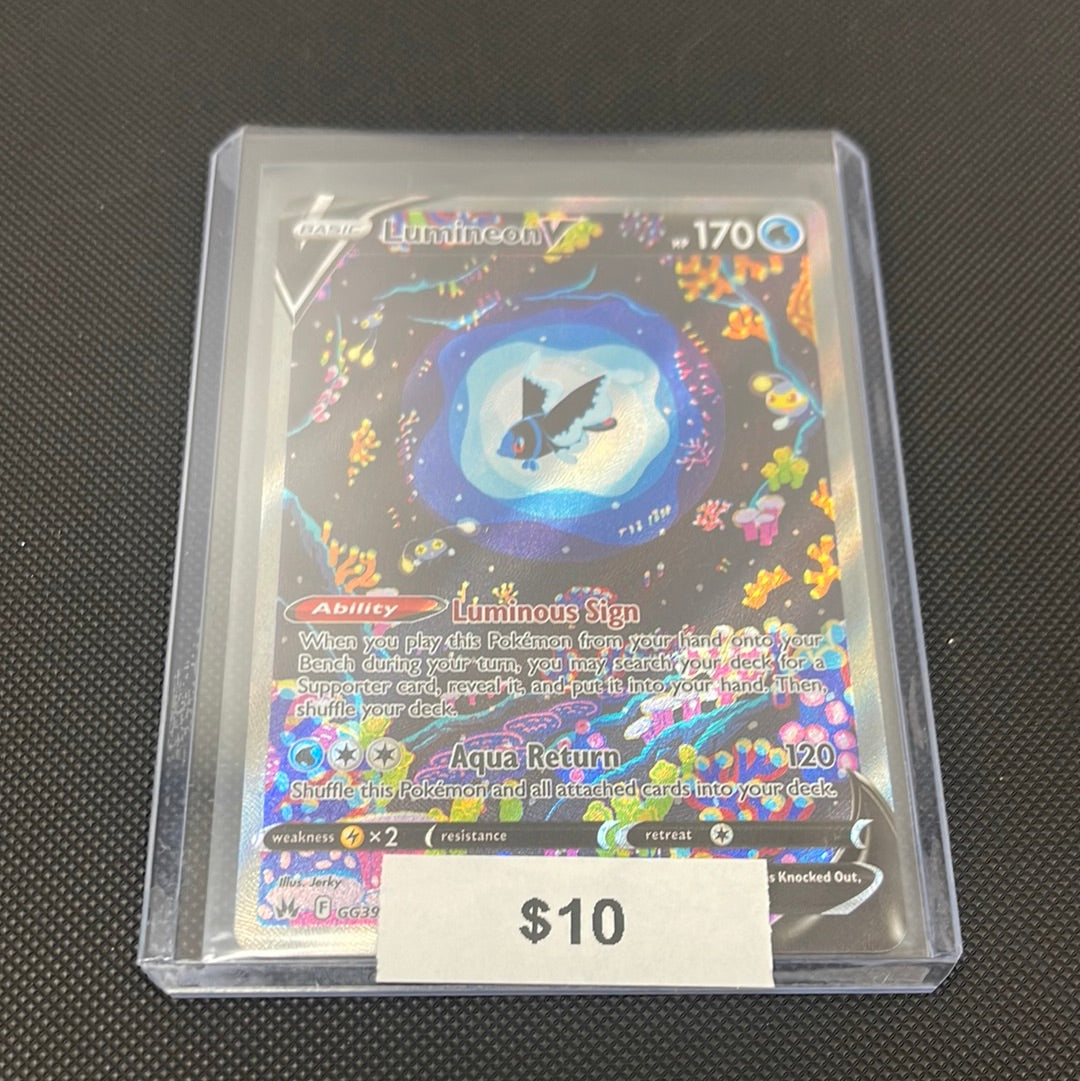 Pokémon Lumineon V Crown Zenith GG39/GG70