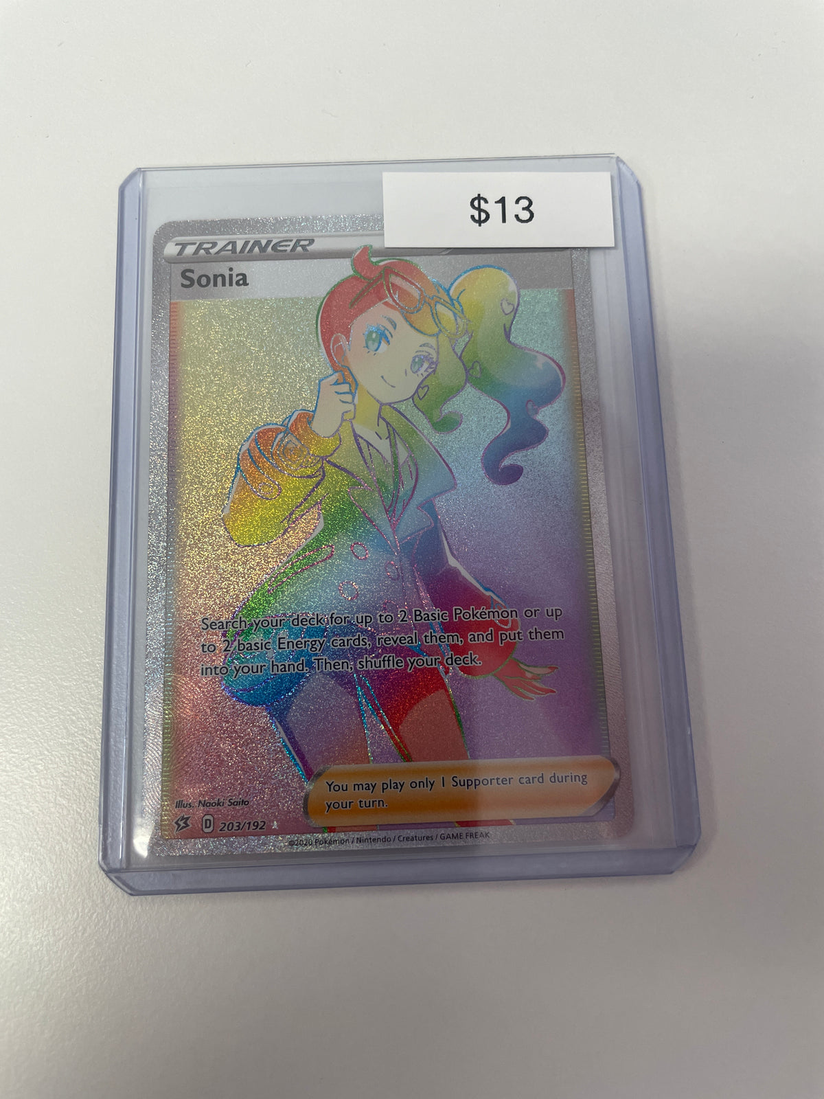 Pokemon Sonia Rainbow #203/192