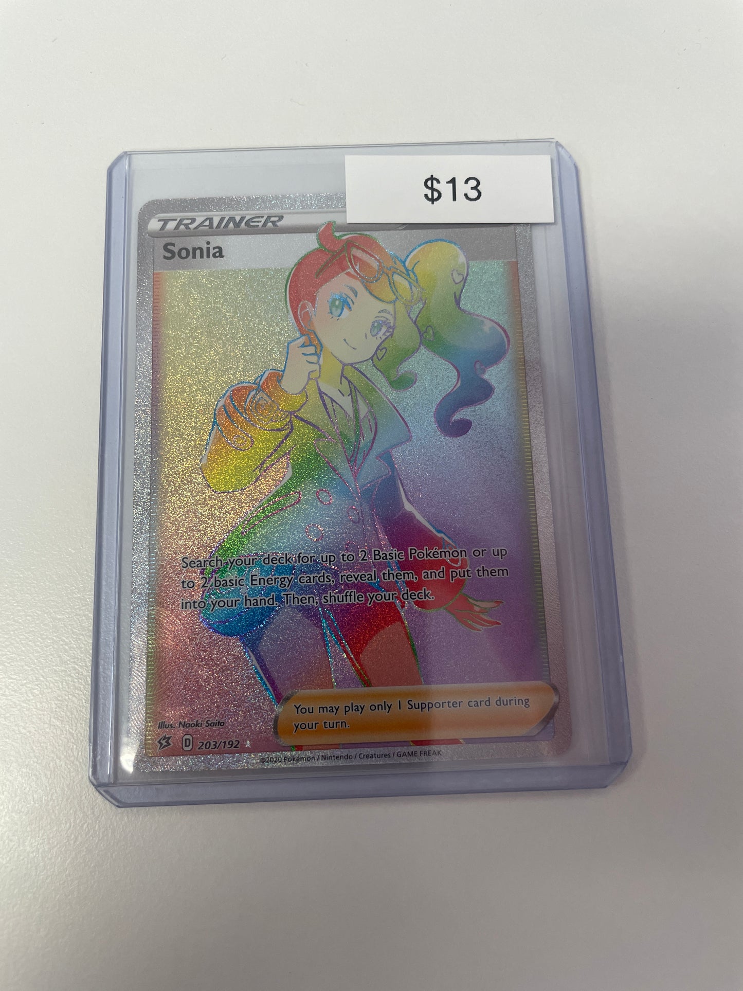 Pokemon Sonia Rainbow #203/192