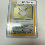 Pokemon Wugglytuff No Symbol Error #16/64