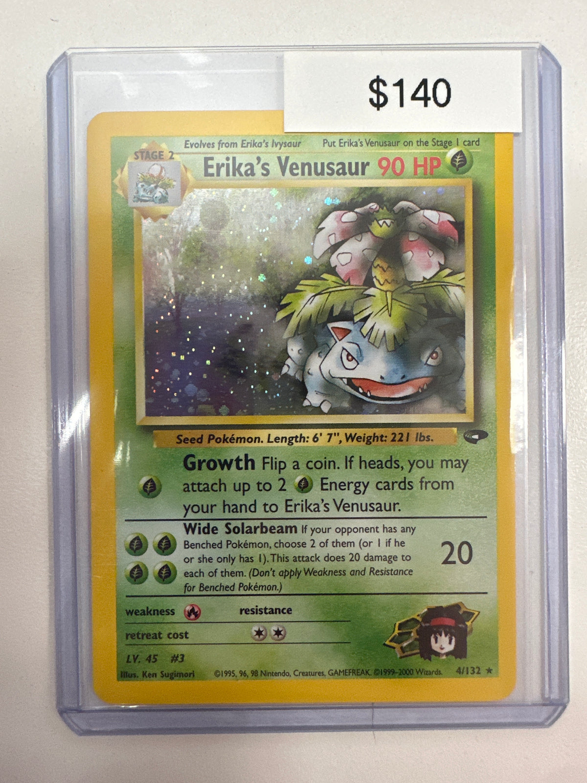 Pokemon Erika’s Venusaur 4/132