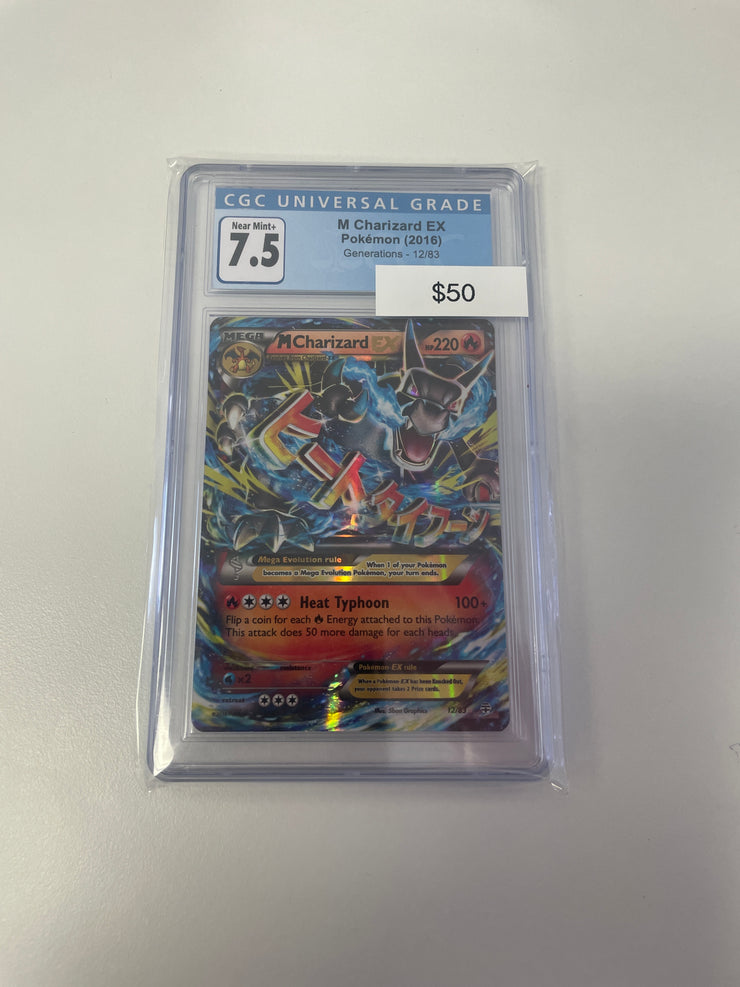 Generations Mega Charizard EX CGC 7.5 