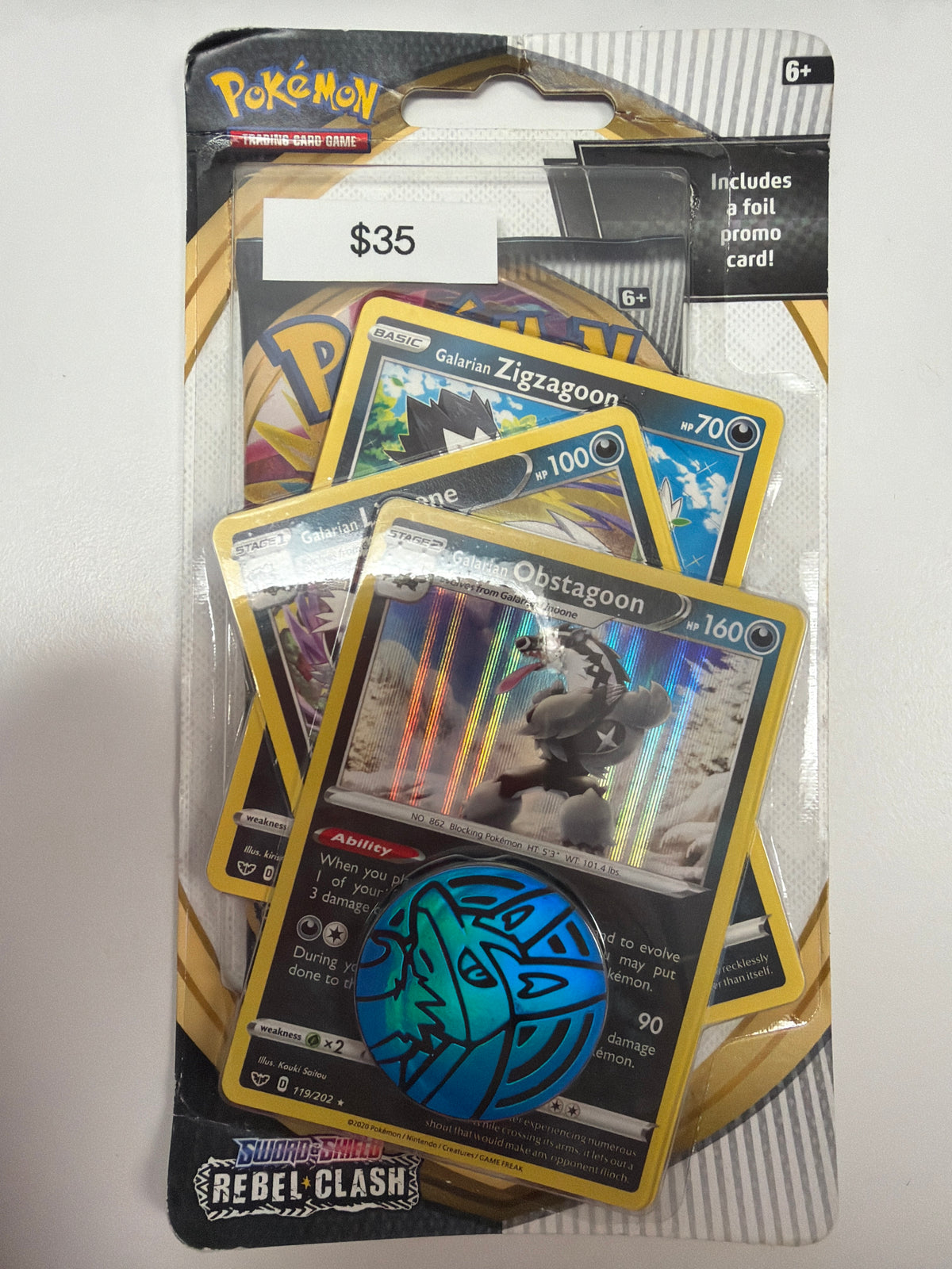 Pokemon Rebel Clash Checklane Blister Obstagoon