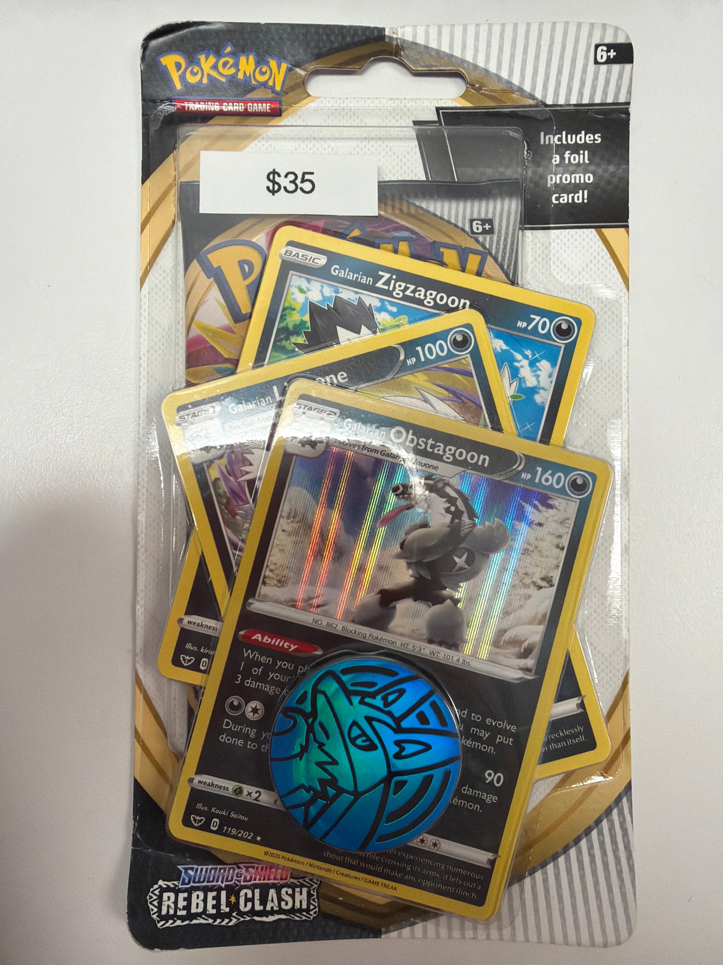 Pokemon Rebel Clash Checklane Blister Obstagoon