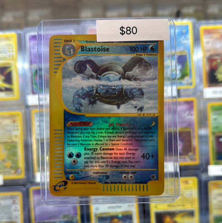 Pokémon Expedition Blastoise Reverse Holo 37/165