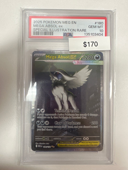 Pokemon Absol ex 180/132 PSA 10