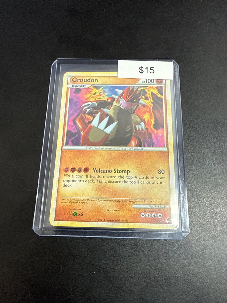 Pokemon Groudon Holo 