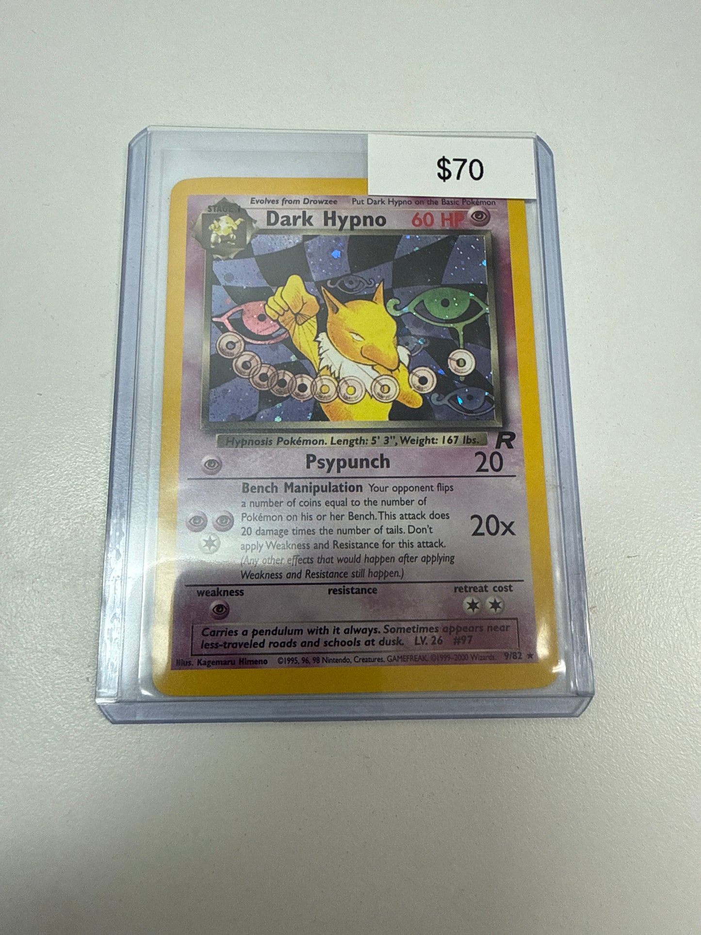 Pokemon Dark Hypno 9/82