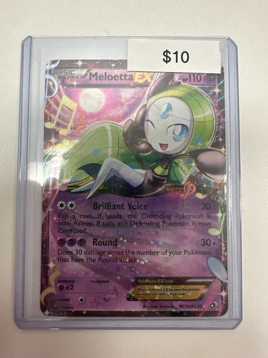 Pokemon Meloetta EX Radiant Collection RC11/RC25