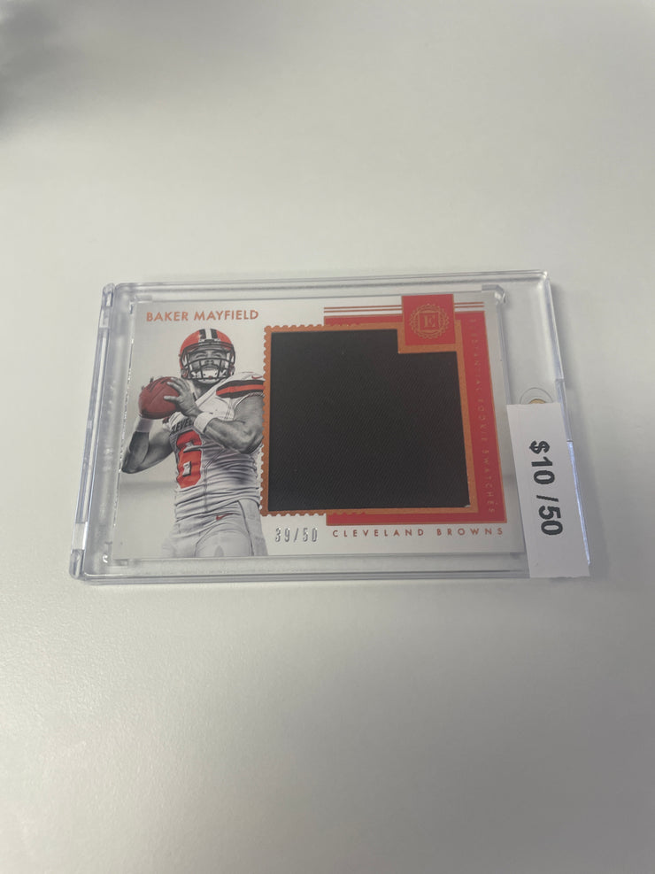 2018 Encased Baker Mayfield Patch /50 