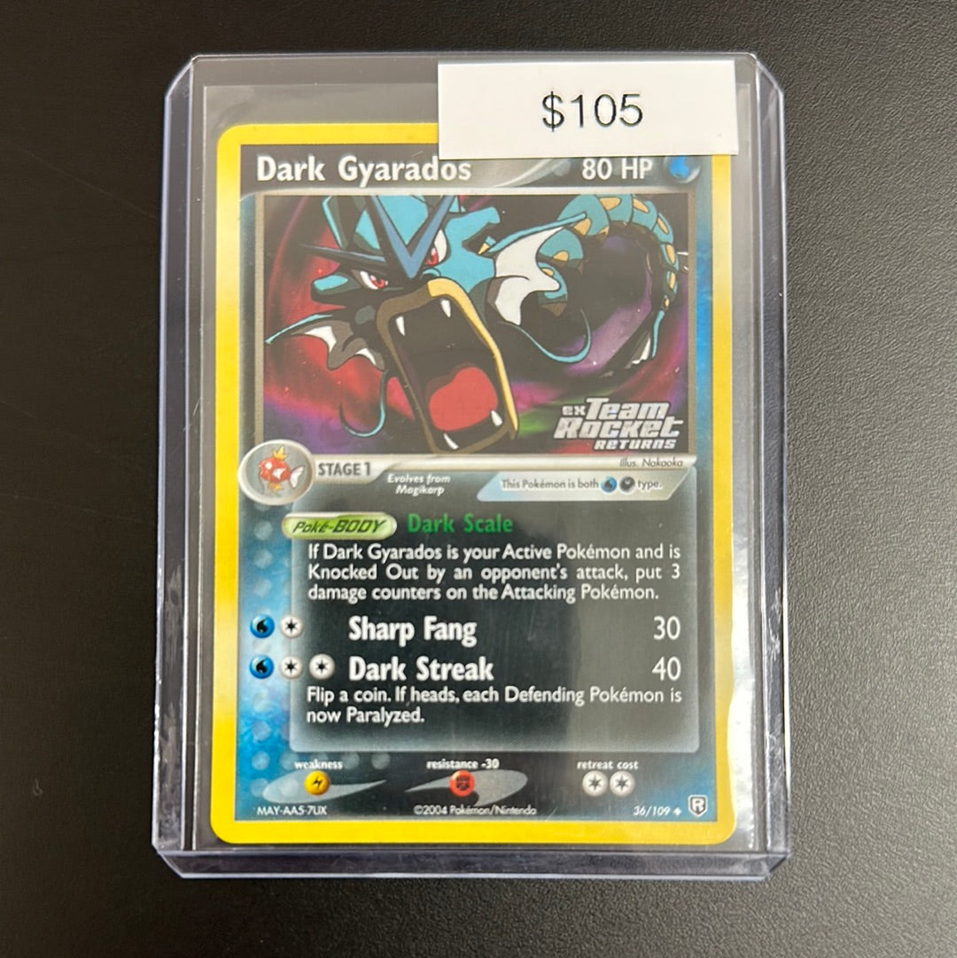 Pokémon Ex Team Rocket Dark GYARADOS Reverse Holo 36/109