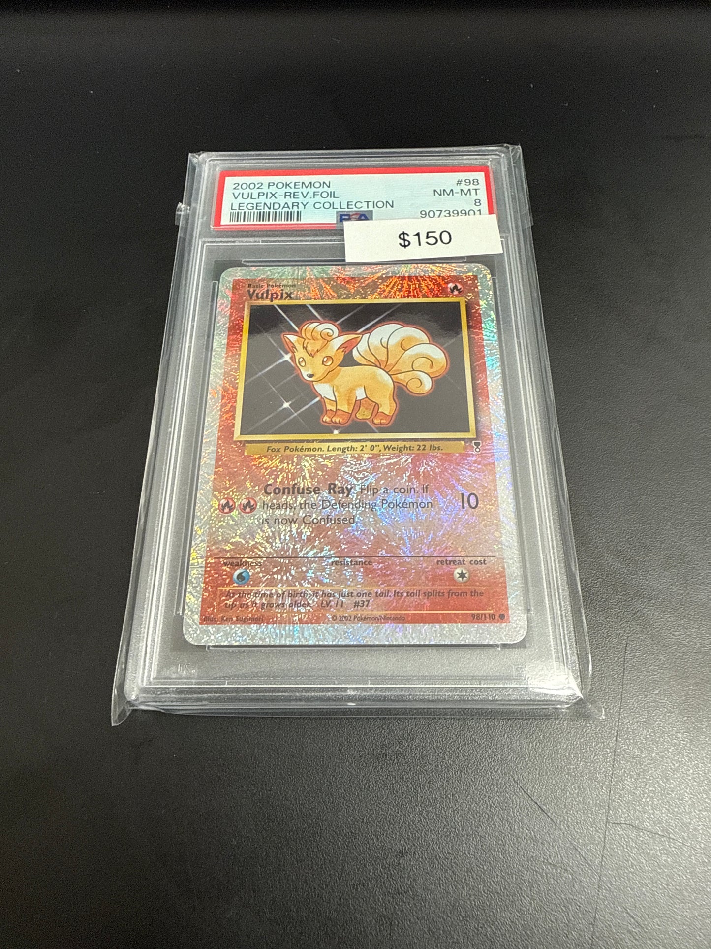 Legendary Collection Vulpix Reverse Holo #98/110 PSA 8
