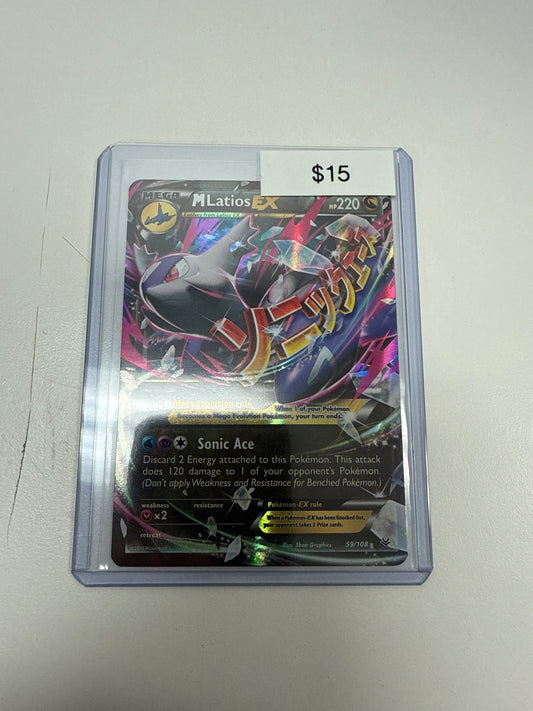 Pokemon M Latios Ex #59/108
