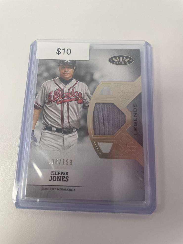 2024 Tier One Chipper Jones Patch /199 