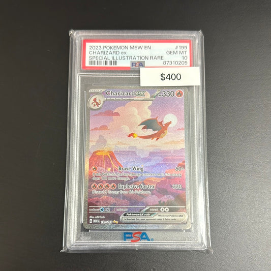 Pokémon 151 Charizard EX #199 PSA 10