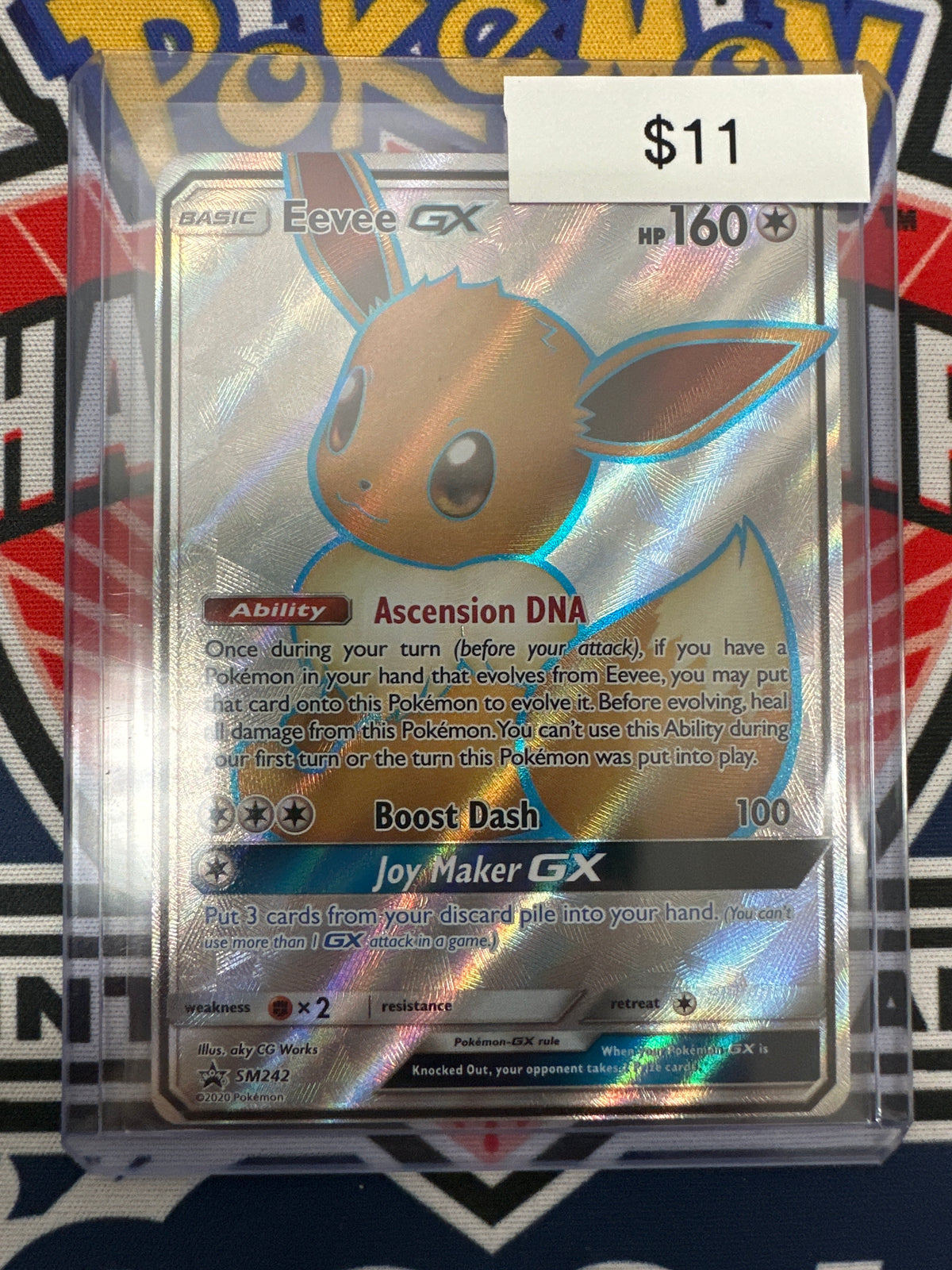Pokemon Eevee GX Promo SM242
