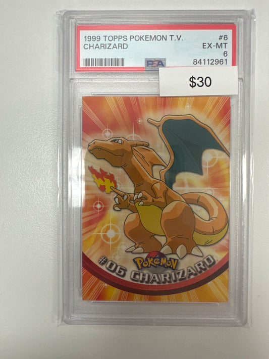 Pokemon Topps Charizard PSA 6