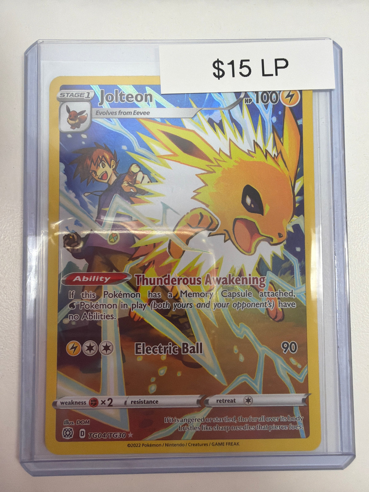Pokemon Jolteon LP TG04/TG30