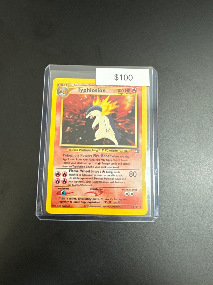 Pokémon TYPHLOSION Holo 18/111